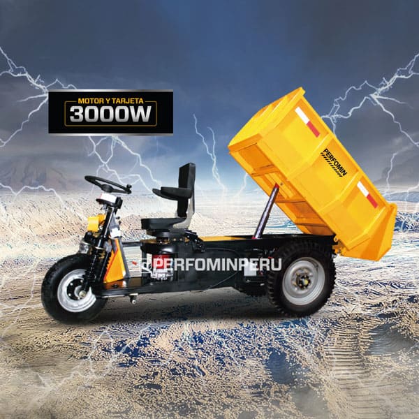 Mini Dumper Eléctrico - 1.5 90cm PLUS (3000w) (SE) - Perfomin