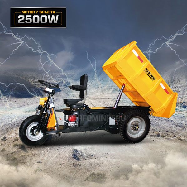 Mini Dumper Eléctrico - 1TN 80cm 2500W (SE) - Perfomin