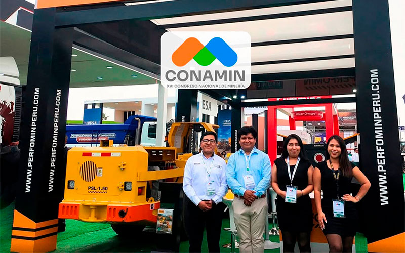 PERFOMIN en CONAMIN 2026 | Maquinaria Minera en Perú – Perfomin